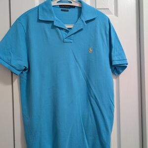Polo by Ralph Lauren Men's Sky Blue Polo Shirt